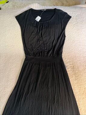 Felicity and Coco Black Women's Elastic-Waist long Dress size L